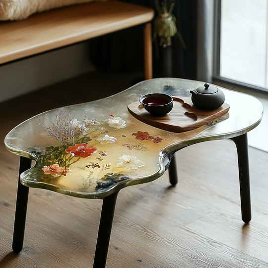 Epoxy Table, Live Edge Epoxy Table,  Resin River Table, 2505119511