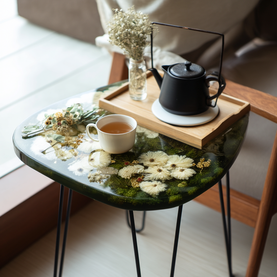 Epoxy Table, Live Edge Epoxy Table,  Resin River Table, 25050996025