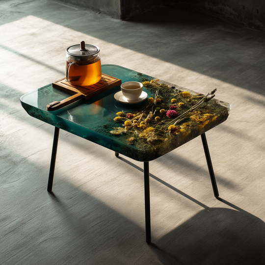 Epoxy Table, Live Edge Epoxy Table,  Resin River Table, 25050996027