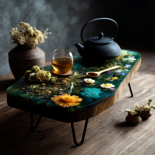 Epoxy Table, Live Edge Epoxy Table,  Resin River Table, 25050996028
