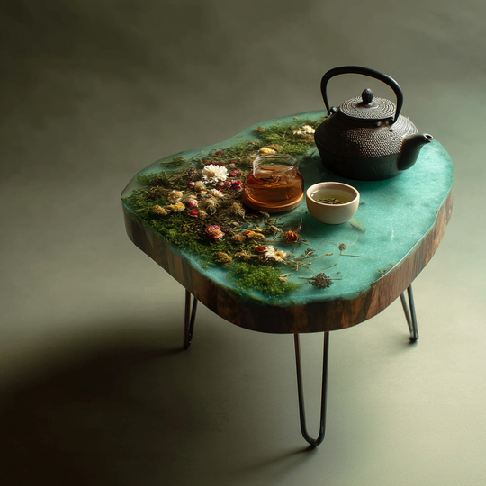 Epoxy Table, Live Edge Epoxy Table,  Resin River Table, 25050996028