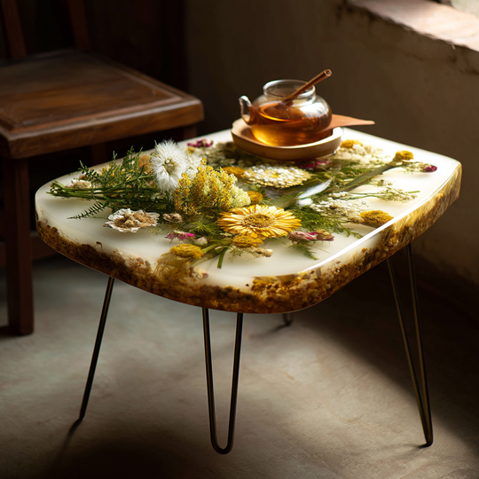Epoxy Table, Live Edge Epoxy Table,  Resin River Table, 25050996024
