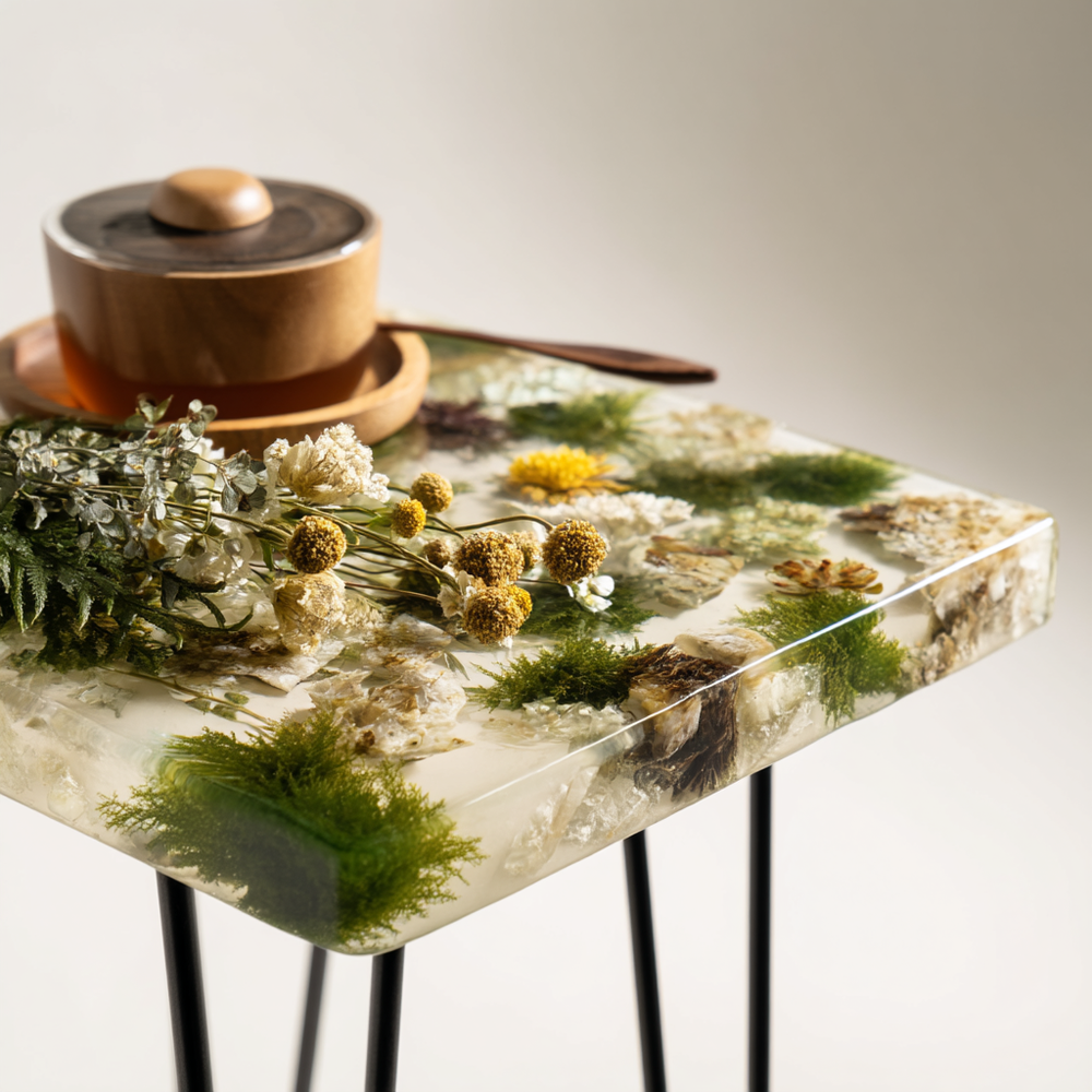 Epoxy Table, Live Edge Epoxy Table,  Resin River Table, 25050996022