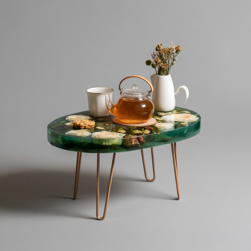 Epoxy Table, Live Edge Epoxy Table,  Resin River Table, 25050996028