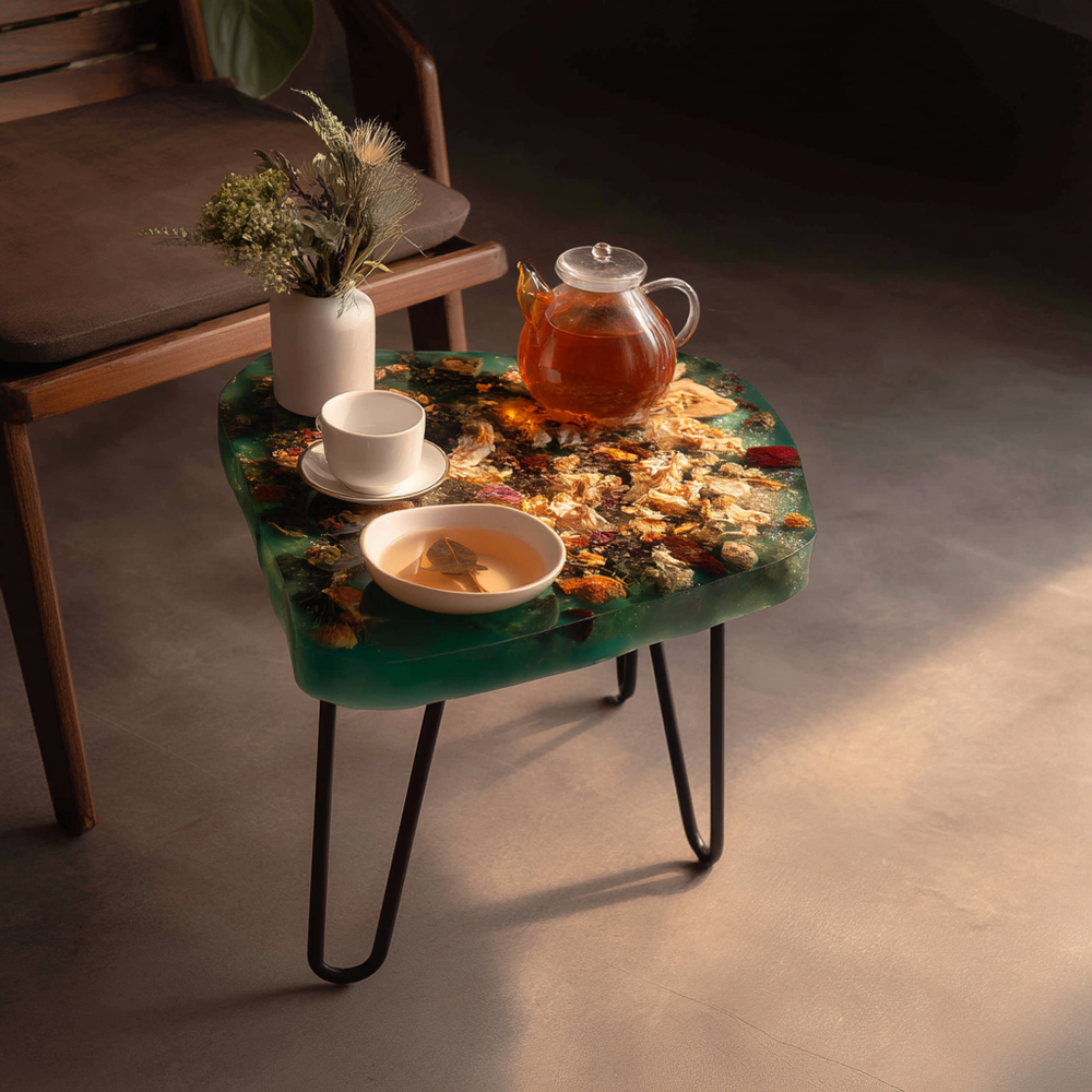 Epoxy Table, Live Edge Epoxy Table,  Resin River Table, 25050996027