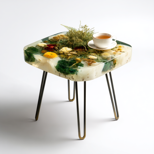Epoxy Table, Live Edge Epoxy Table,  Resin River Table, 25050996024