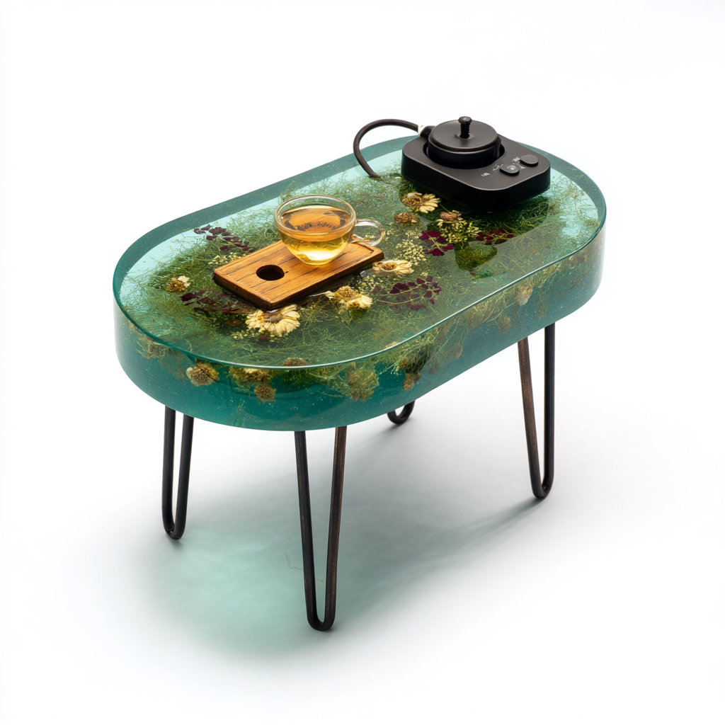 Epoxy Table, Live Edge Epoxy Table,  Resin River Table, 25050996028