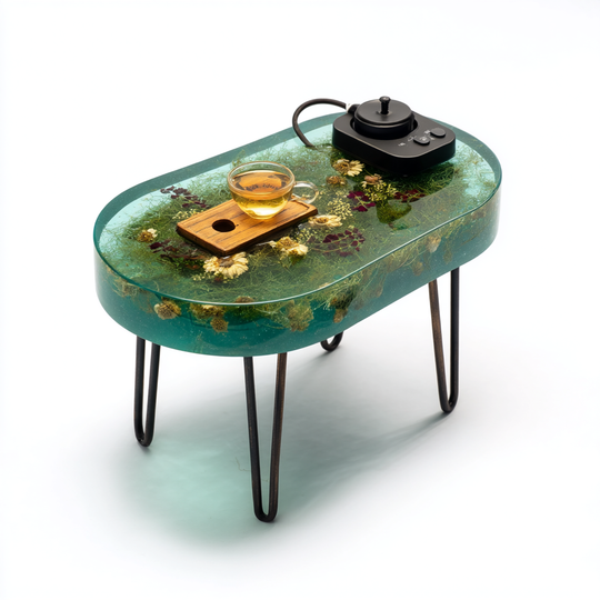 Epoxy Table, Live Edge Epoxy Table,  Resin River Table, 25050996028