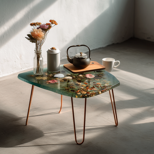 Epoxy Table, Live Edge Epoxy Table,  Resin River Table, 25050996027