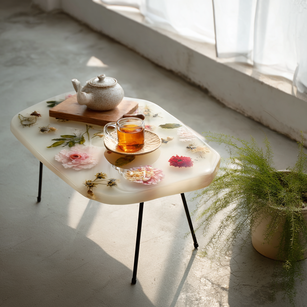 Epoxy Table, Live Edge Epoxy Table,  Resin River Table, 25050996023