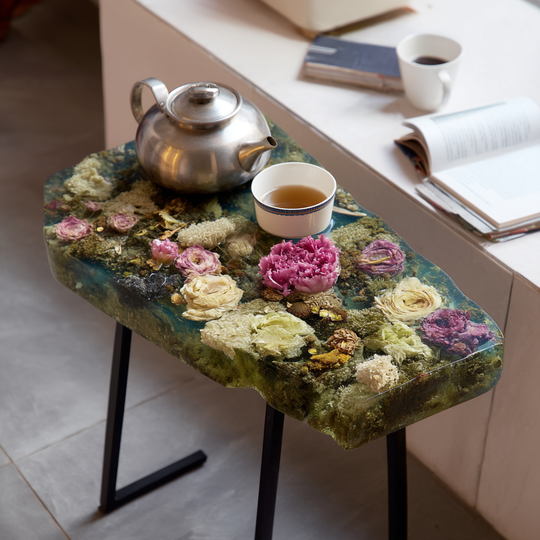 Epoxy Table, Live Edge Epoxy Table,  Resin River Table, 25050996026
