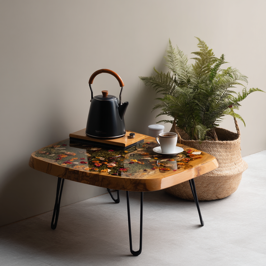 Epoxy Table, Live Edge Epoxy Table,  Resin River Table, 25050996029