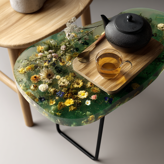 Epoxy Table, Live Edge Epoxy Table,  Resin River Table, 25050996025