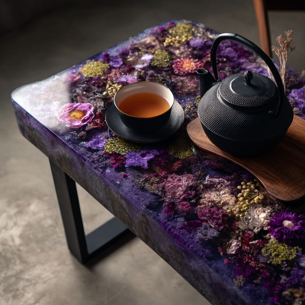 Epoxy Table, Live Edge Epoxy Table,  Resin River Table, 2505099804