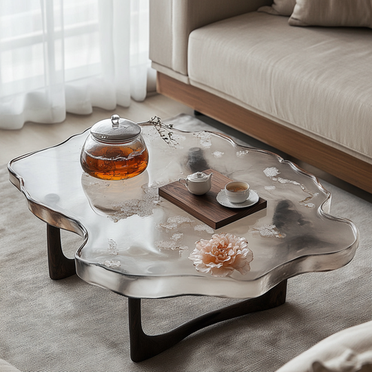 Epoxy Table, Live Edge Epoxy Table,  Resin River Table, 2505119512