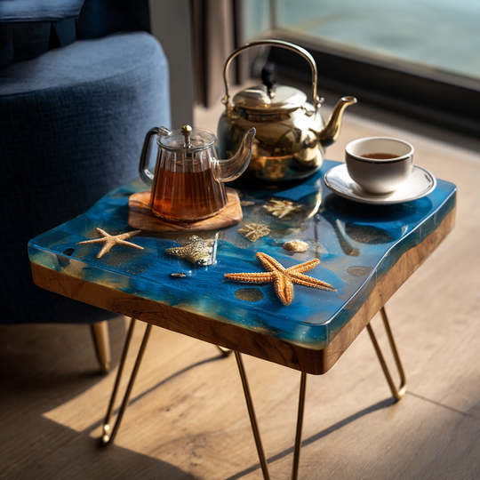 Epoxy Table, Live Edge Epoxy Table,  Resin River Table, 2505099907