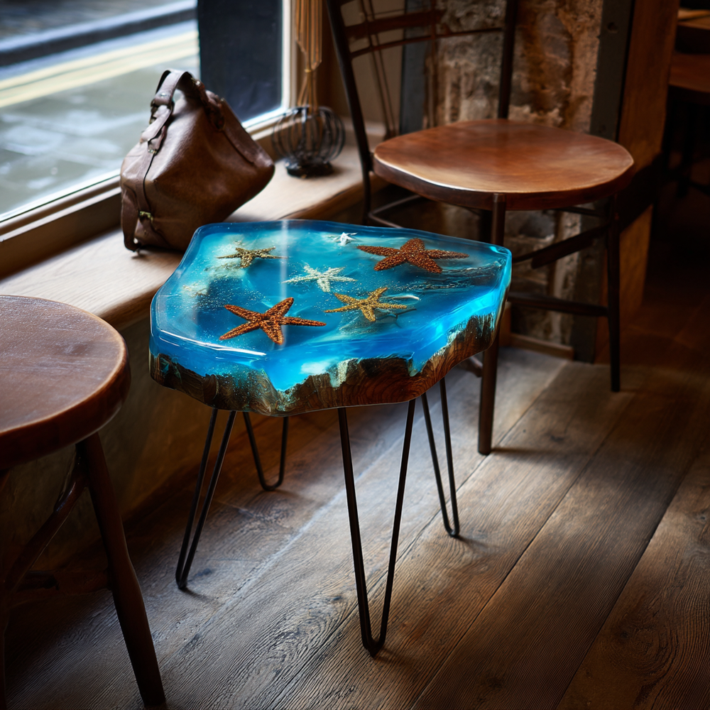 Epoxy Table, Live Edge Epoxy Table,  Resin River Table, 2505099905
