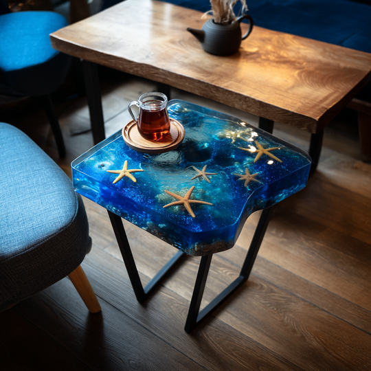 Epoxy Table, Live Edge Epoxy Table,  Resin River Table, 2505099905