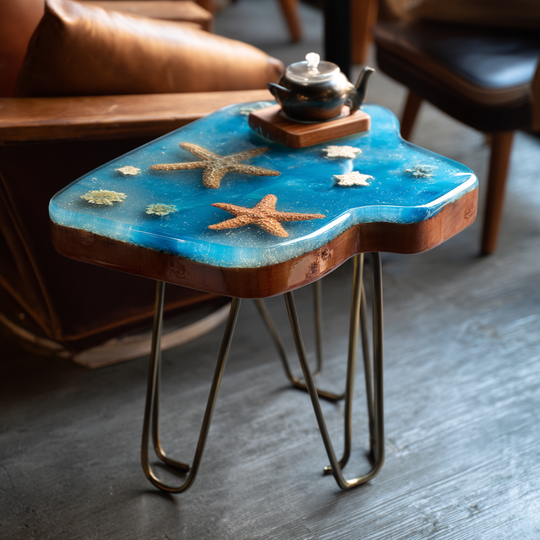 Epoxy Table, Live Edge Epoxy Table,  Resin River Table, 2505099906