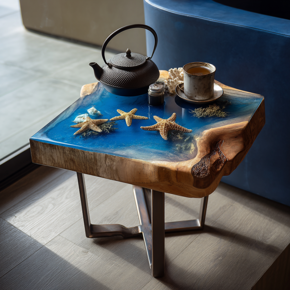 Epoxy Table, Live Edge Epoxy Table,  Resin River Table, 2505099908