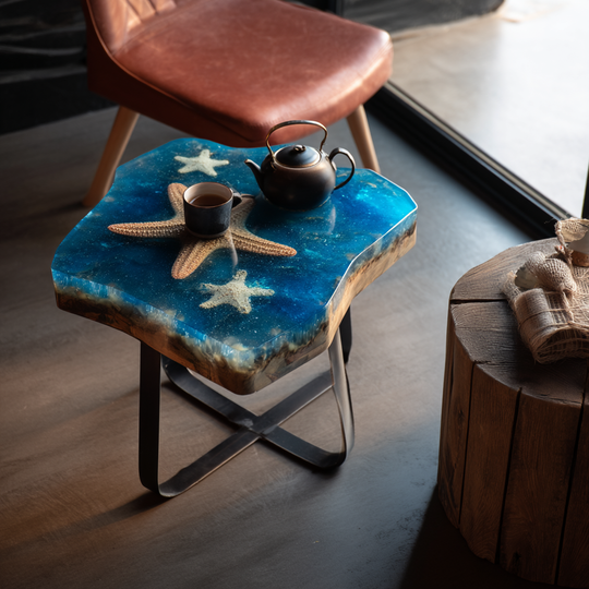 Epoxy Table, Live Edge Epoxy Table,  Resin River Table, 2505099908