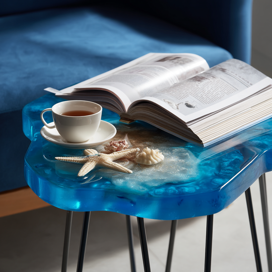 Epoxy Table, Live Edge Epoxy Table,  Resin River Table, 2505099902
