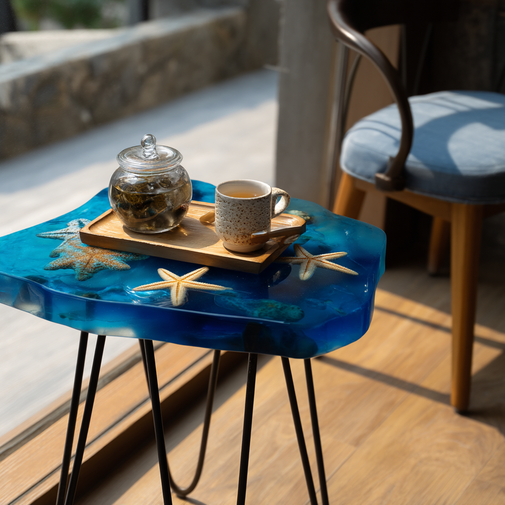 Epoxy Table, Live Edge Epoxy Table,  Resin River Table, 2505099904