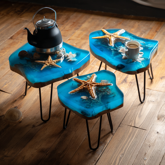 Epoxy Table, Live Edge Epoxy Table,  Resin River Table, 2505099909