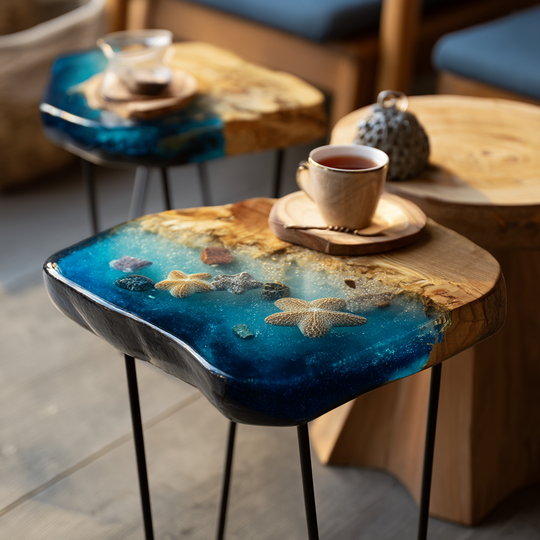 Epoxy Table, Live Edge Epoxy Table,  Resin River Table, 2505099910