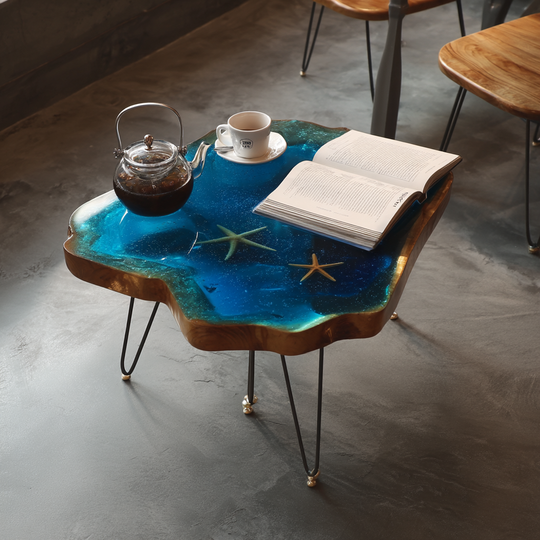 Epoxy Table, Live Edge Epoxy Table,  Resin River Table, 2505099910