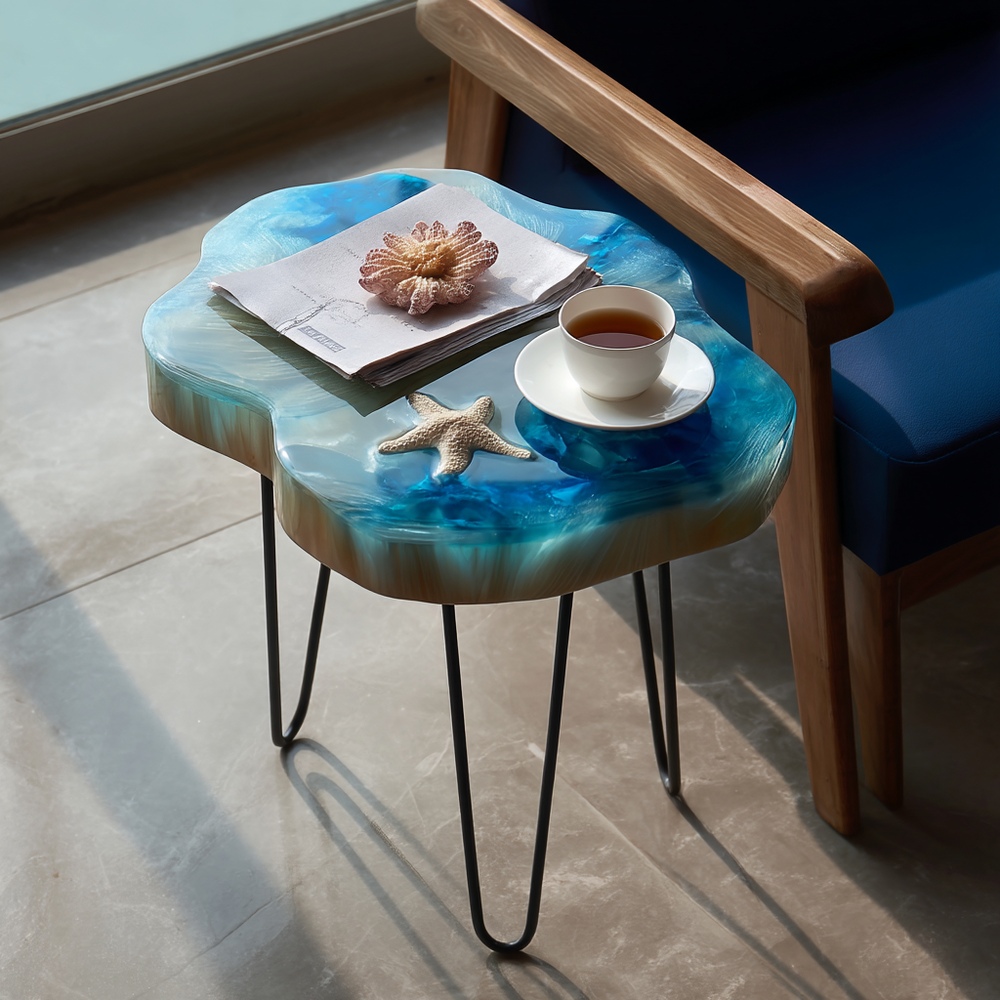 Epoxy Table, Live Edge Epoxy Table,  Resin River Table, 2505099902