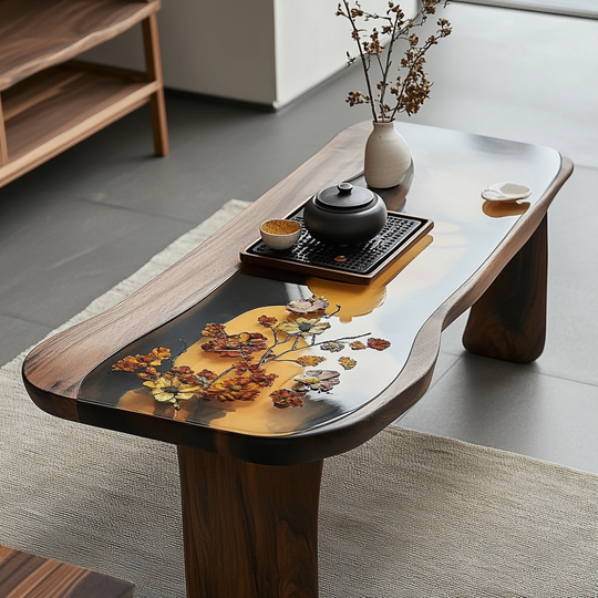 Epoxy Table, Live Edge Epoxy Table,  Resin River Table, 2505119512