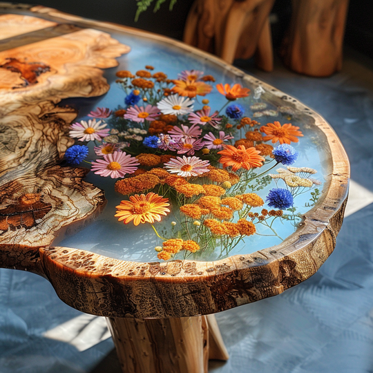 Epoxy Table, Live Edge Epoxy Table,  Resin River Table, 2505098501