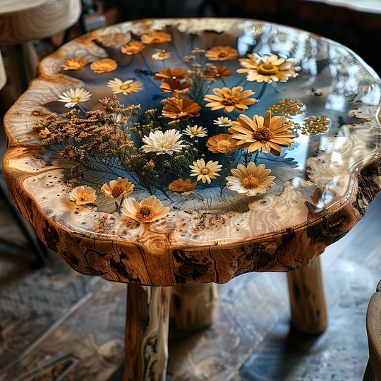 Epoxy Table, Live Edge Epoxy Table,  Resin River Table, 2505098801