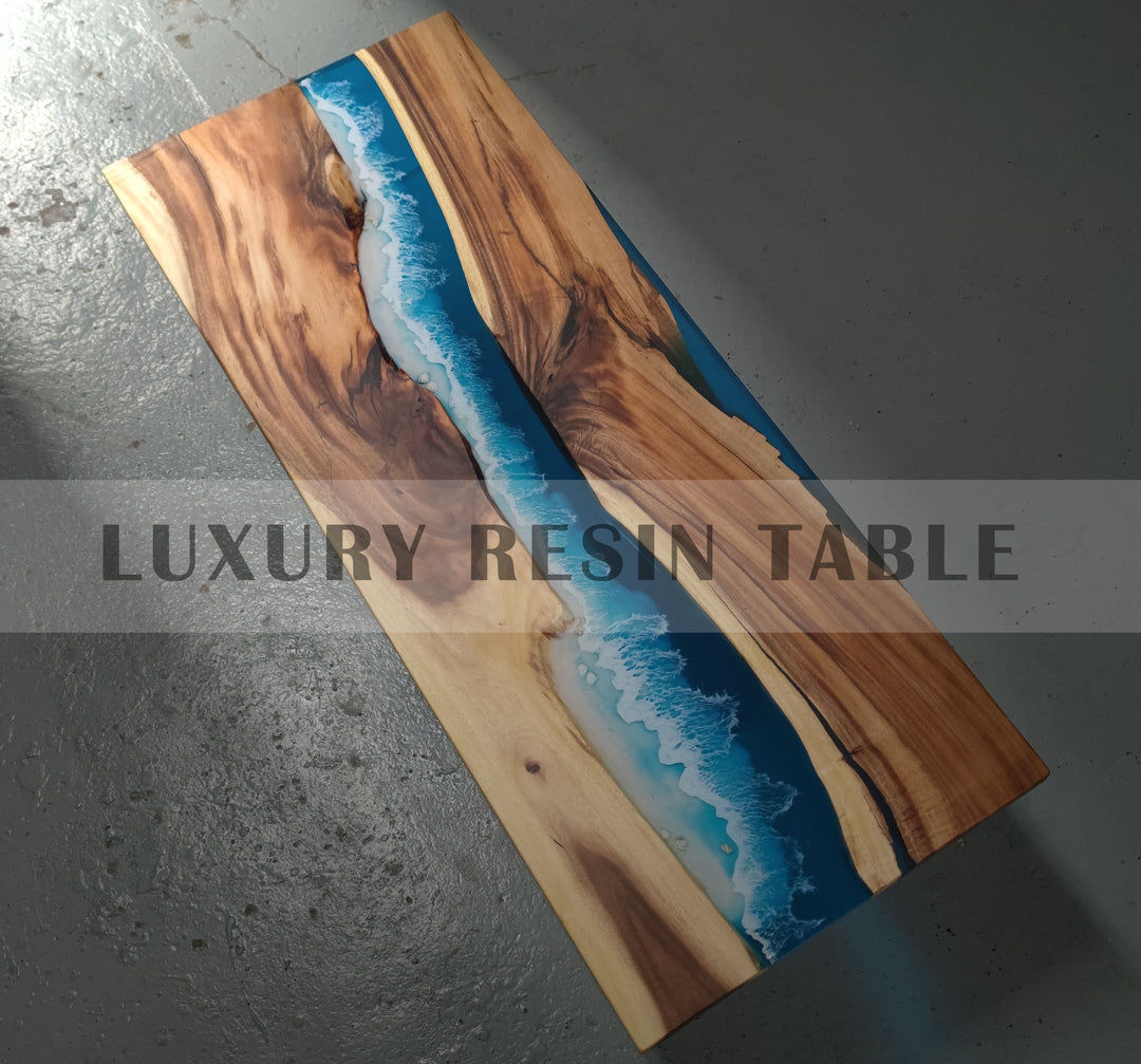 Epoxy Table, Live Edge Epoxy Table, Walnut Resin River Table, Custom Design