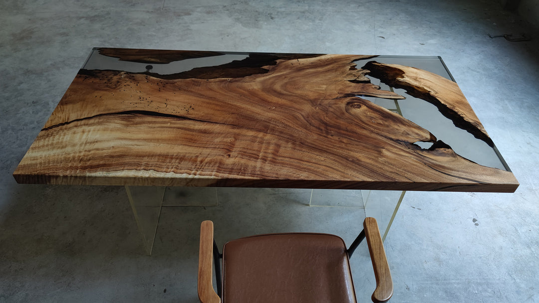 Epoxy Table, Live Edge Epoxy Table, Walnut Resin River Table, Custom Design